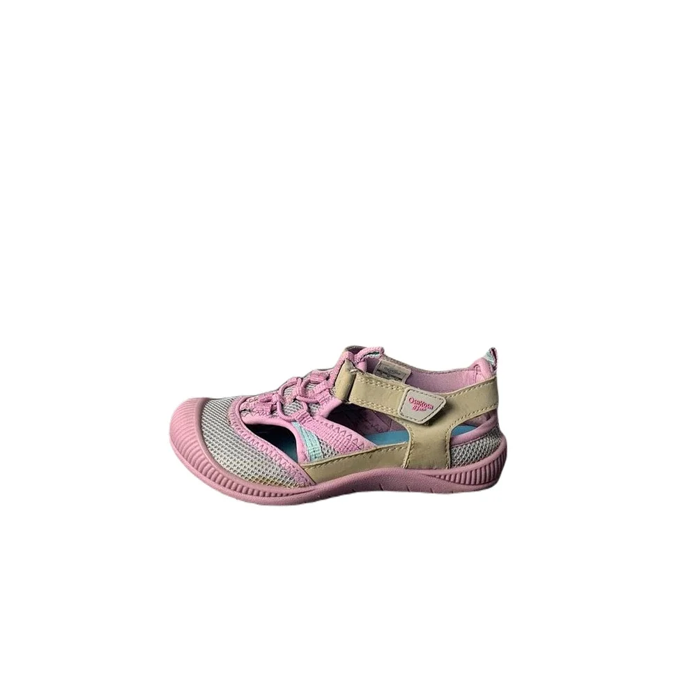 OshKosh Bgosh Girls Pink & Beige Water Sandals Size 11